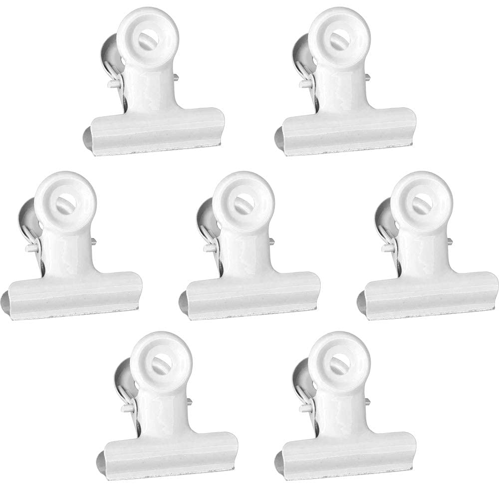 JAM PAPER Metal Bulldog Clips - Medium Size - Office Supply - School and Office Use - Durable and Portable - 15/Pack - P