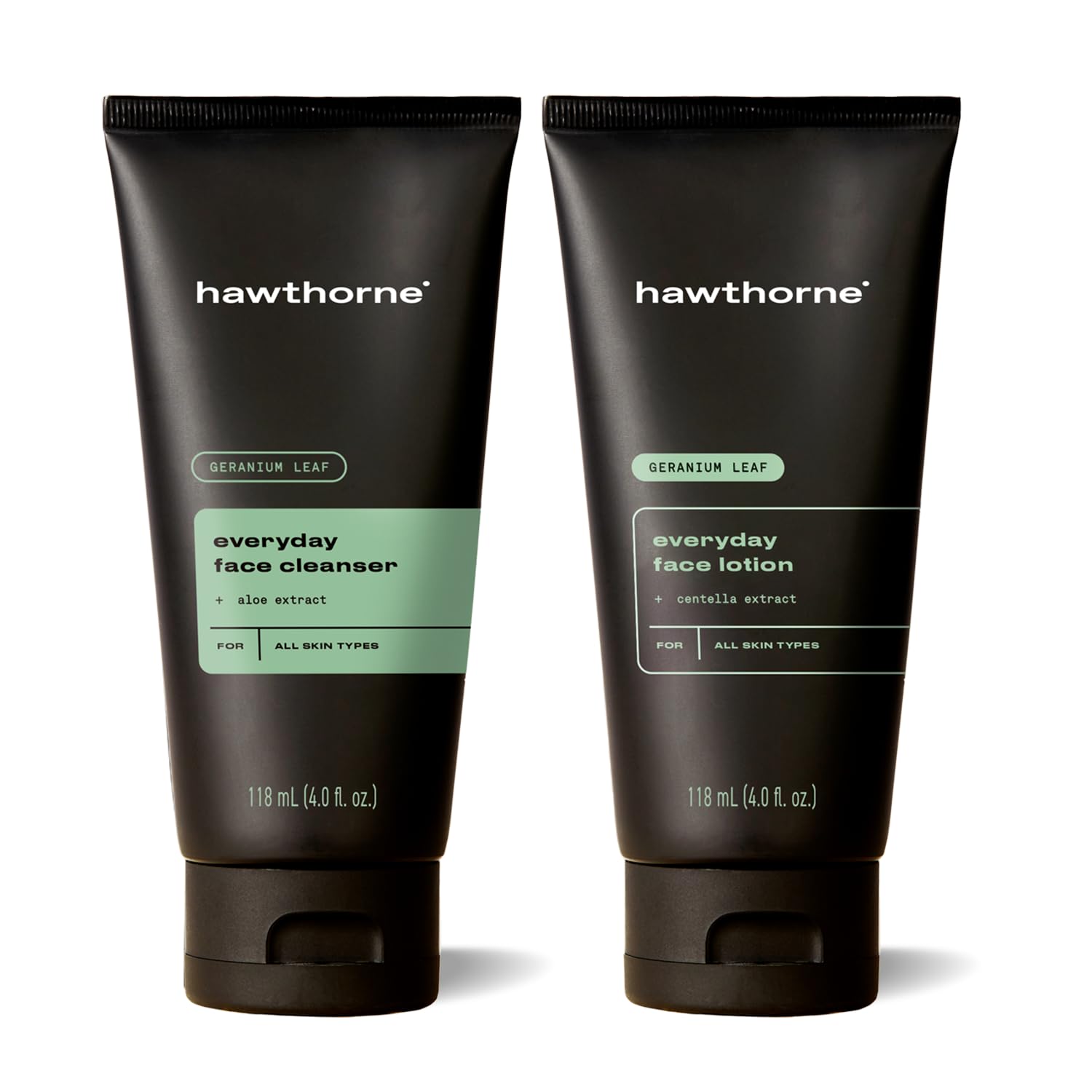 Hawthorne Men's Everyday Essential Skincare Set with Face Wash and Lotion | 2-Step Routine for Smooth, Hydrated Skin | A